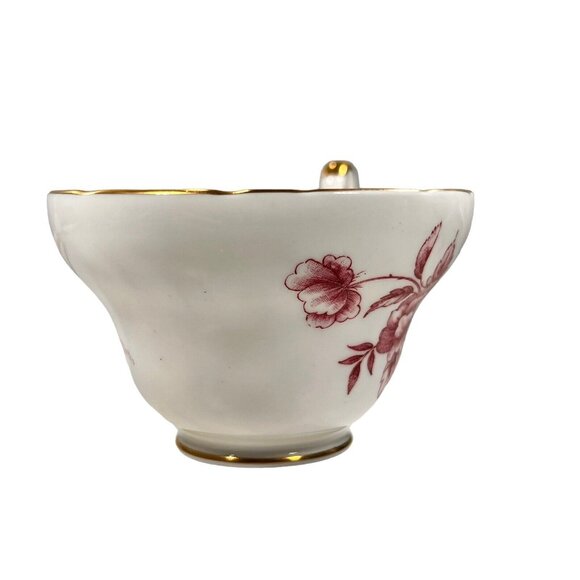 Peony EB 1850 Foley Tea Cup & Saucer Gold Trimmed Vtg Bone China England Floral - Picture 14 of 16